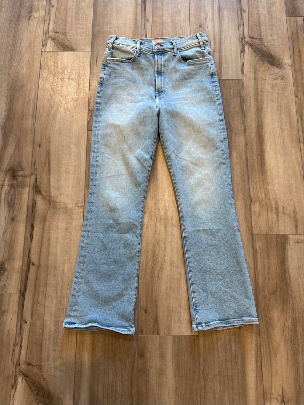 NEW MOTHER The Hustler High Rise Ankle Crop Jeans in California Cruiser Size 30 - Picture 4 of 10